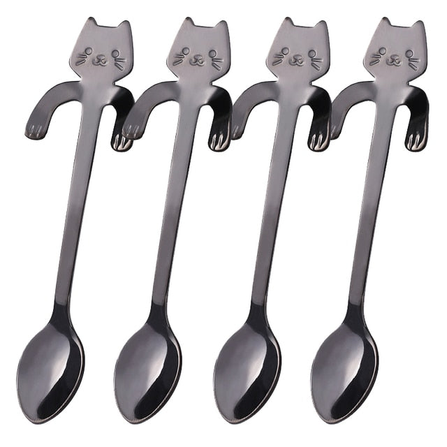 Cute Cat Coffee Spoon - BeHappy Store -