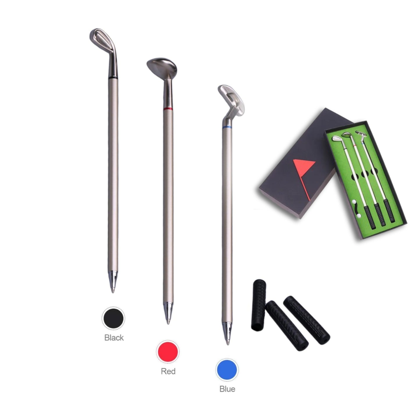 DeskGolf Pro Pen Set – Mini Golf Putter & Writing Accessory Gift