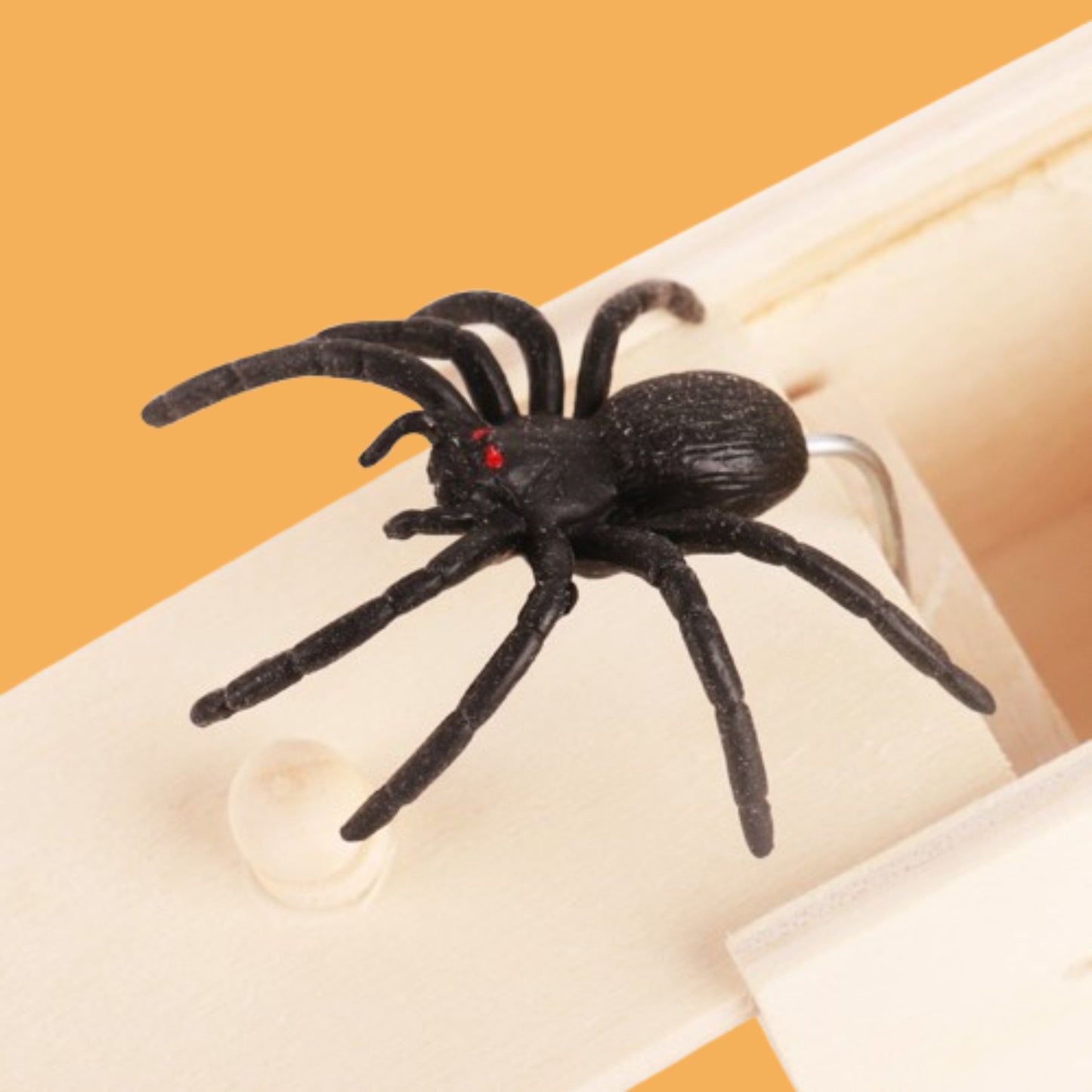 Jumping-Spider Prank Gift Box