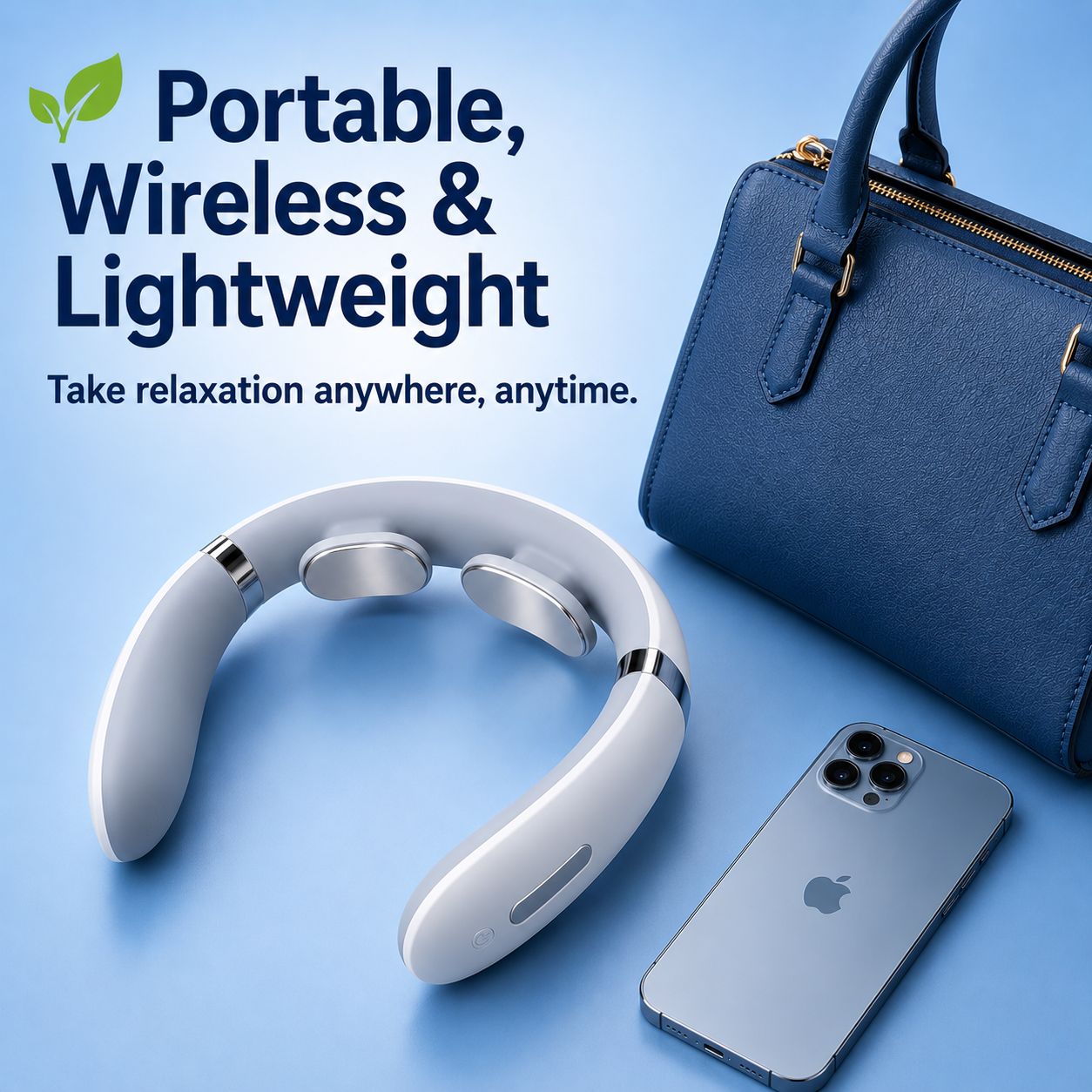 Smart Neck Massager With Heat – Wireless Deep Relief