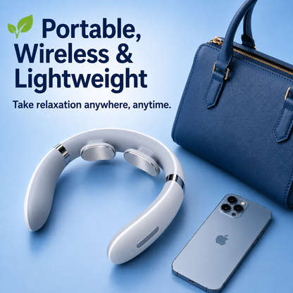 Smart Neck Massager With Heat – Wireless Deep Relief
