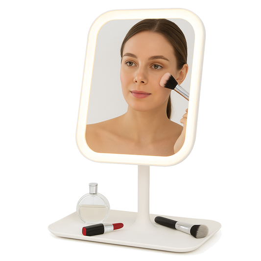 LED Vanity Makeup Mirror – Dimmable Tri-Color Lighting