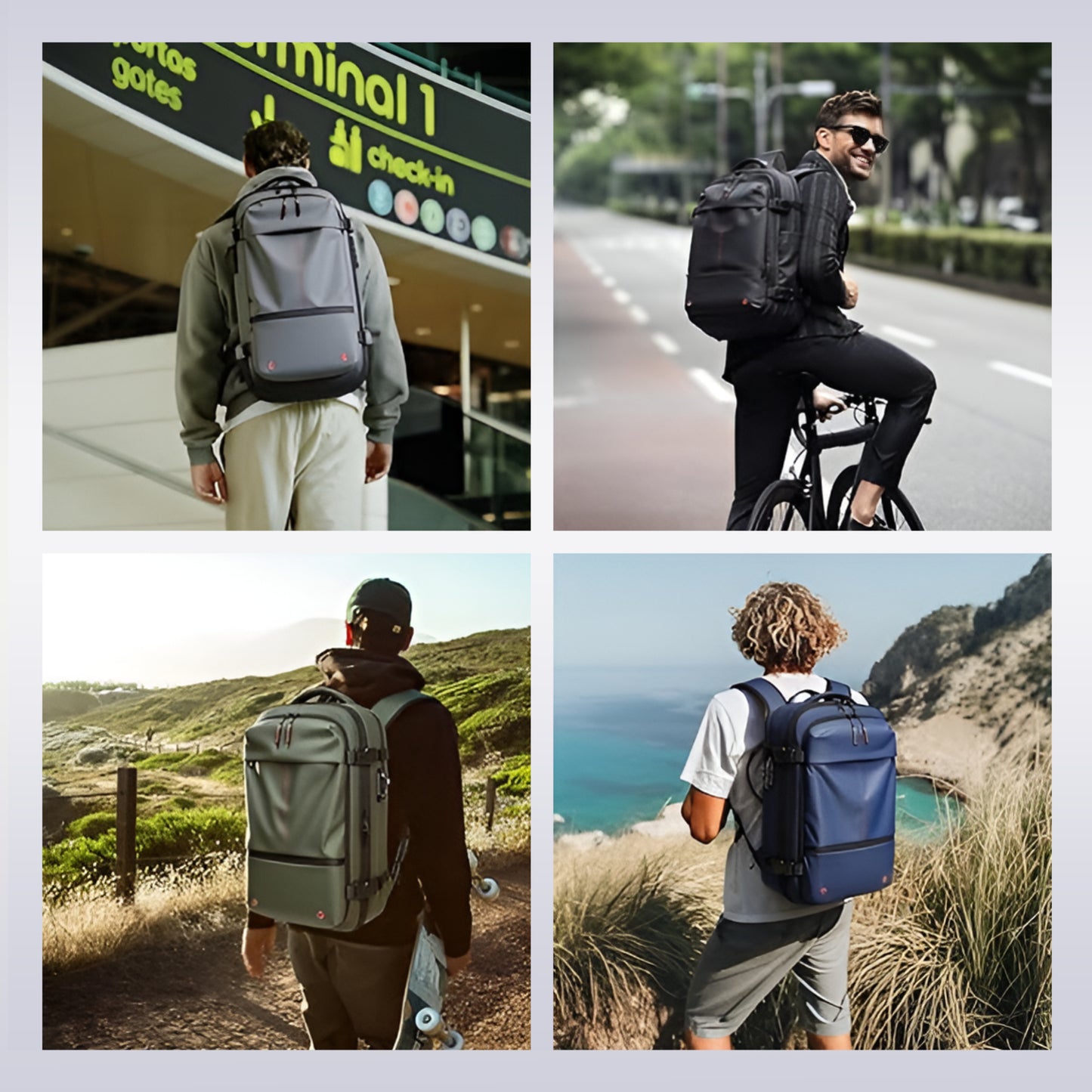 AirPro™ – Carry-On Vacuum Compression Backpack