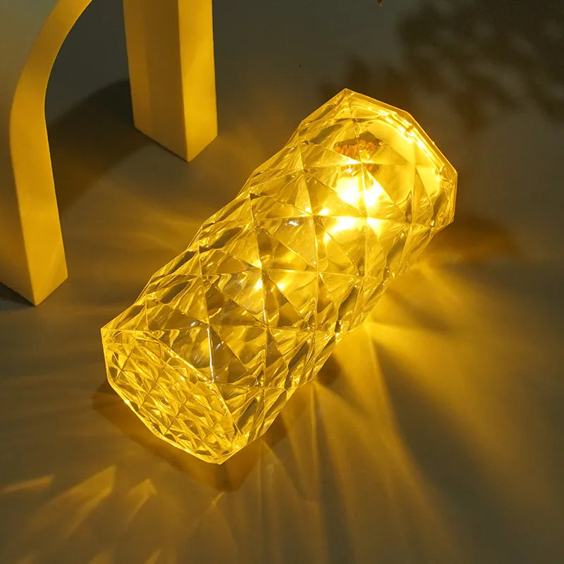 LED Crystal Tower Lamp Light - BeHappy Store -