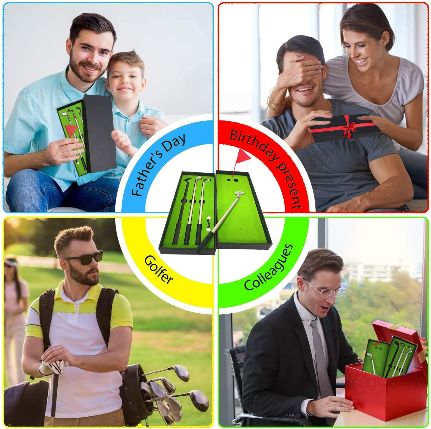 DeskGolf Pro Pen Set – Mini Golf Putter & Writing Accessory Gift