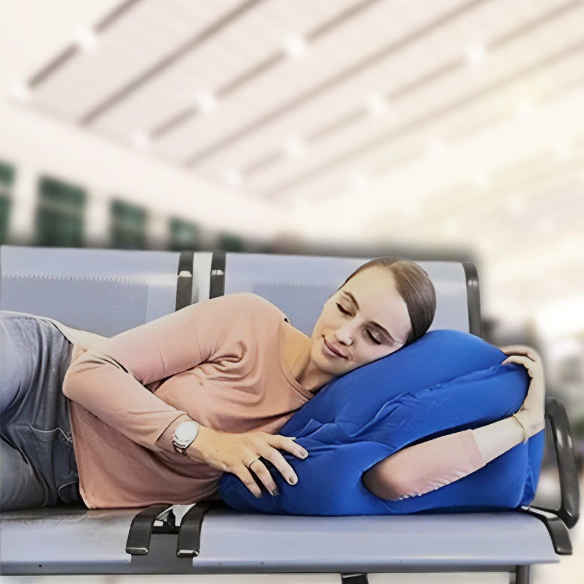Inflatable Travel Pillow Bag - BeHappy Store -