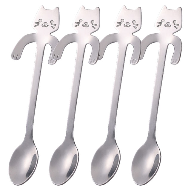 Cute Cat Coffee Spoon - BeHappy Store -