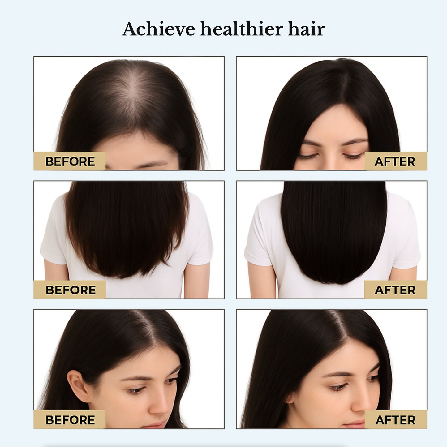 Red & Blue Light Electric Scalp Massager Brush – Hair Growth & Relaxation Comb for Women