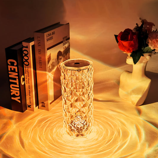 LED Crystal Tower Lamp Light - BeHappy Store -