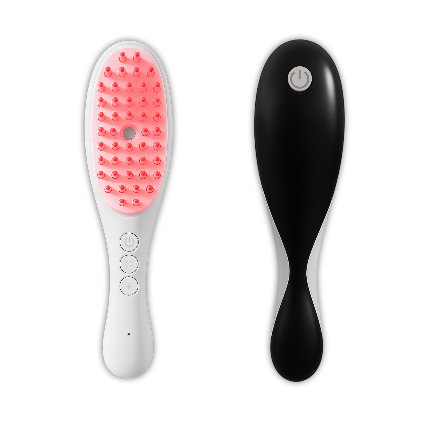 Red & Blue Light Electric Scalp Massager Brush – Hair Growth & Relaxation Comb for Women
