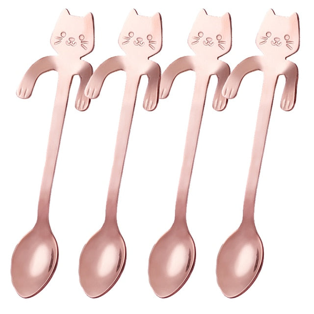 Cute Cat Coffee Spoon - BeHappy Store -