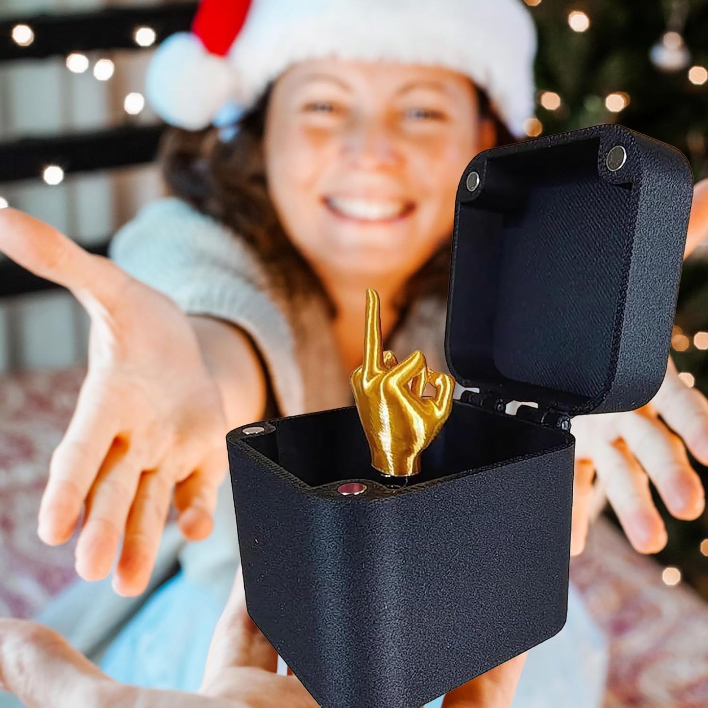 Middle Finger Surprise Prank Novelty Gift Box