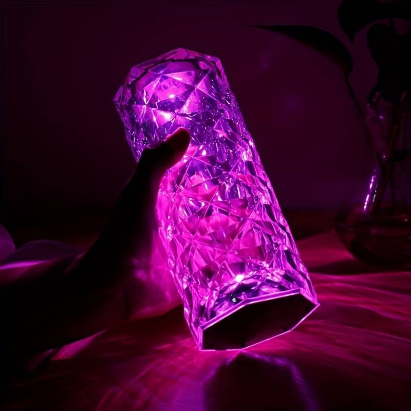 LED Crystal Tower Lamp Light - BeHappy Store -
