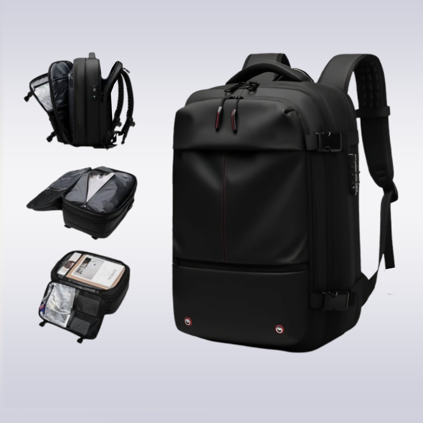 AirPro™ – Carry-On Vacuum Compression Backpack