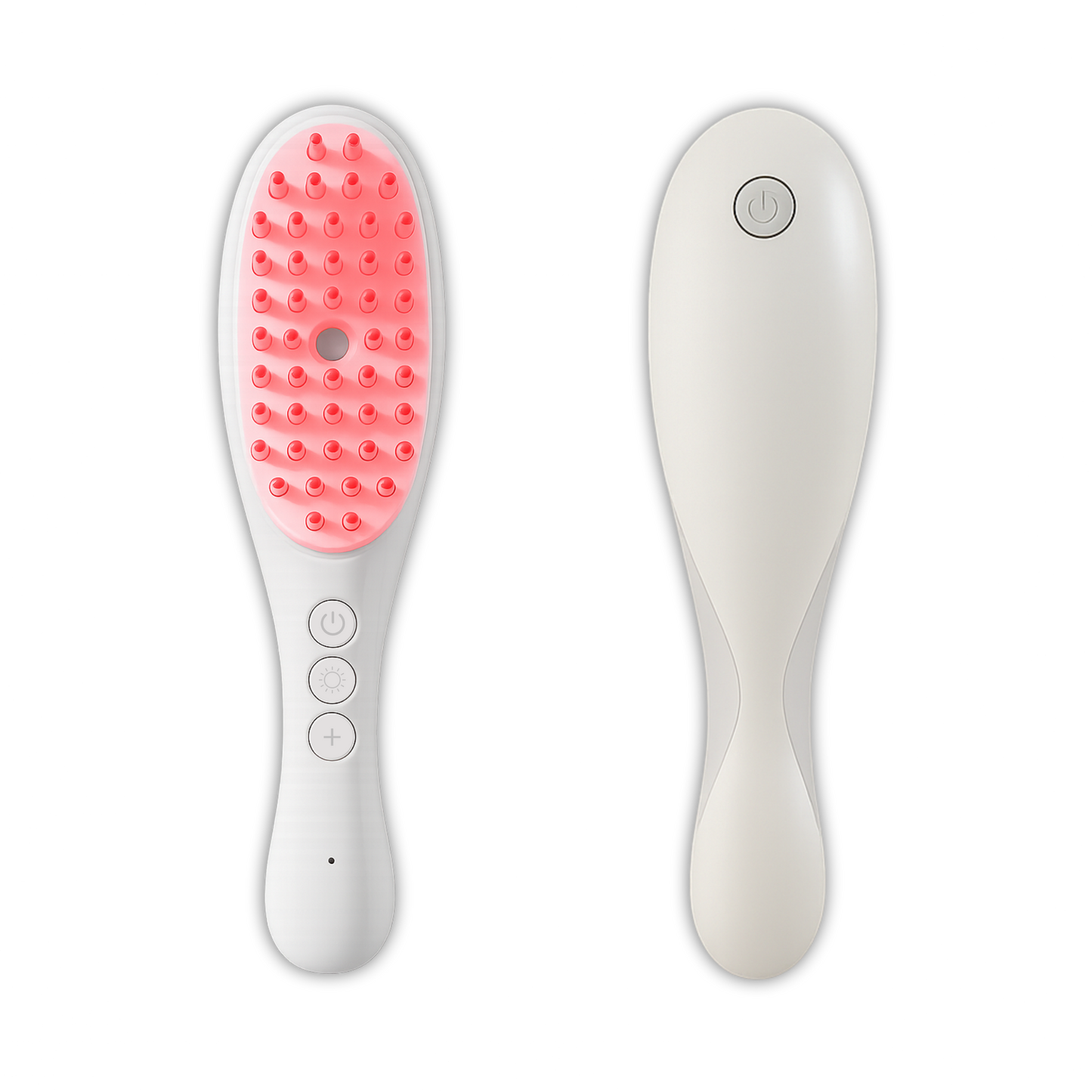 Red & Blue Light Electric Scalp Massager Brush – Hair Growth & Relaxation Comb for Women