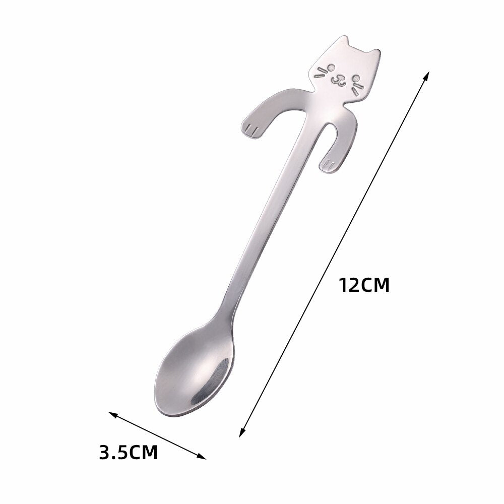 Cute Cat Coffee Spoon - BeHappy Store -